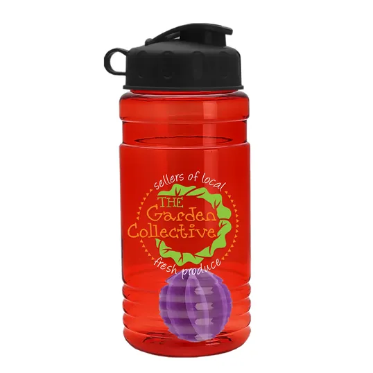 Garyline® Tritan® Shaker Bottle with Flip-Top Lid and Mixing Ball - 20 oz. — view 445