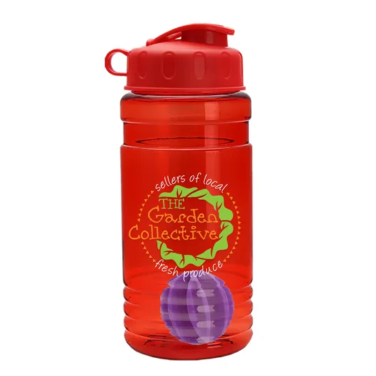Garyline® Tritan® Shaker Bottle with Flip-Top Lid and Mixing Ball - 20 oz. — view 452