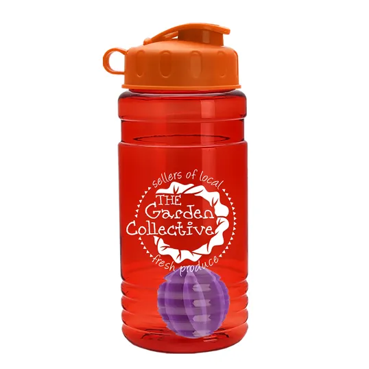 Garyline® Tritan® Shaker Bottle with Flip-Top Lid and Mixing Ball - 20 oz. — view 450
