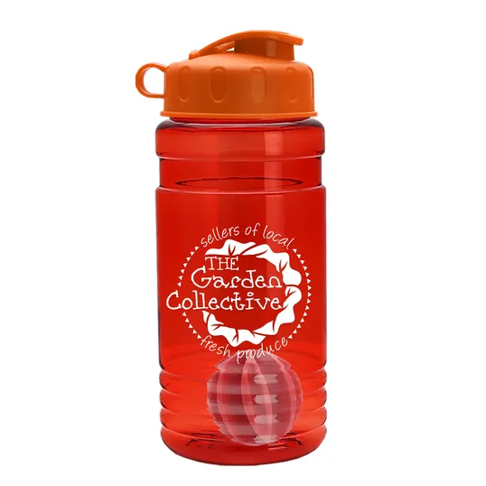 Garyline® Tritan® Shaker Bottle with Flip-Top Lid and Mixing Ball - 20 oz. — view 430