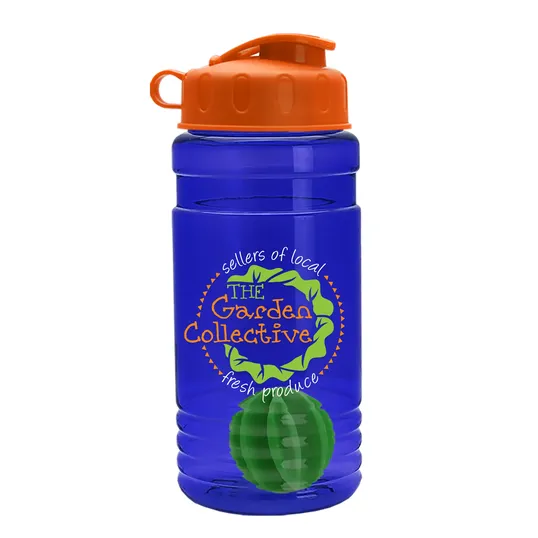 Garyline® Tritan® Shaker Bottle with Flip-Top Lid and Mixing Ball - 20 oz. — view 455