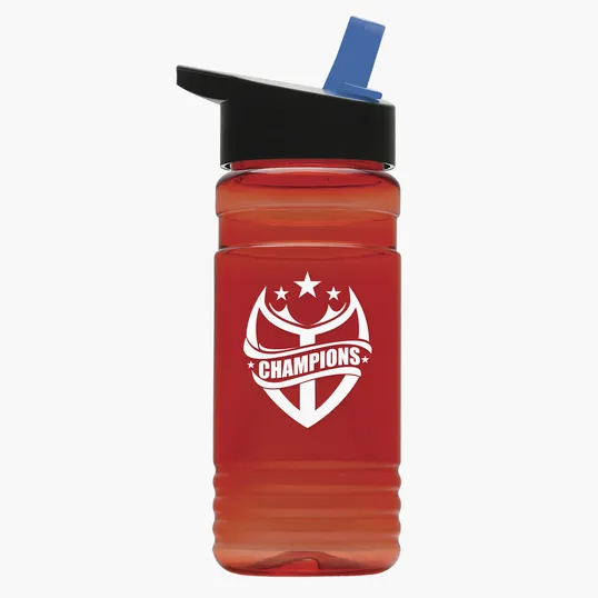 Garyline® Groove Tritan® Bottle with Flip-Straw Lid, 20 oz. — view 90