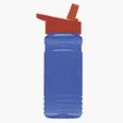 Garyline® Groove Tritan® Bottle with Flip-Straw Lid, 20 oz. — view 5