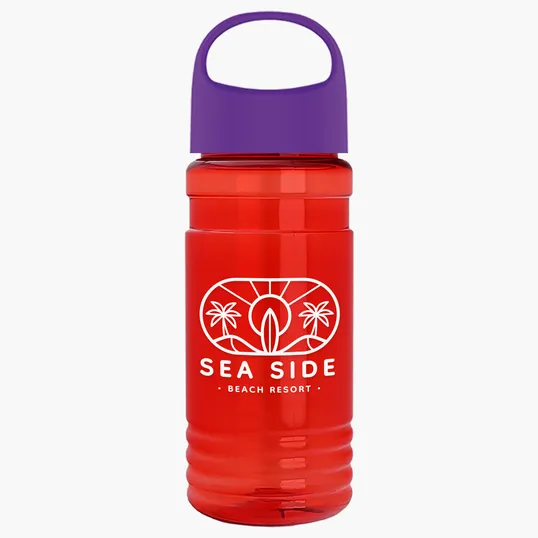 Garyline® Groove Tritan® Bottle with Oval Crest Lid, 20 oz. — view 47