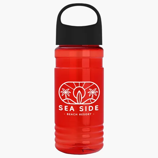 Garyline® Groove Tritan® Bottle with Oval Crest Lid, 20 oz. — view 79