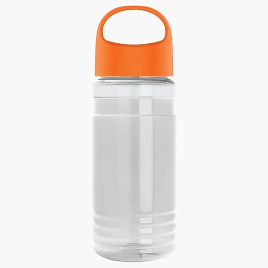 Garyline® Groove Tritan® Bottle with Oval Crest Lid, 20 oz. — view 2