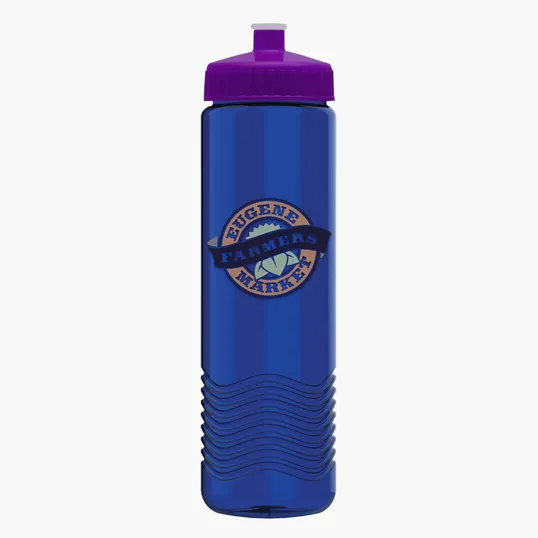 Garyline® Wave Tritan® Bottle with Push-Pull Lid, 24 oz. — view 134