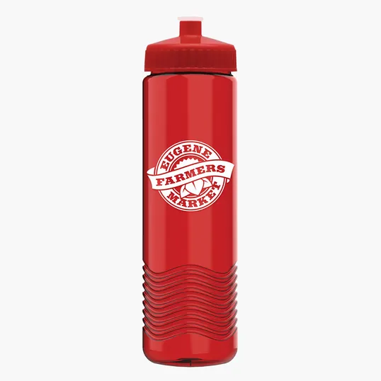 Garyline® Wave Tritan® Bottle with Push-Pull Lid, 24 oz. — view 111