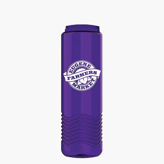 Garyline® Wave Tritan® Bottle with Push-Pull Lid, 24 oz. — view 180