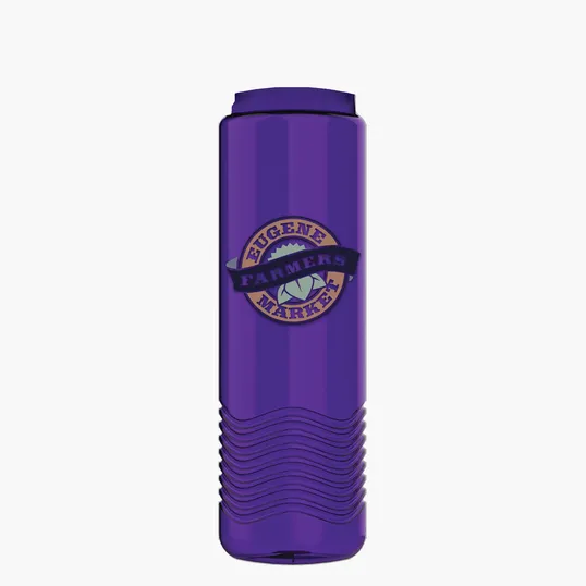 Garyline® Wave Tritan® Bottle with Push-Pull Lid, 24 oz. — view 181