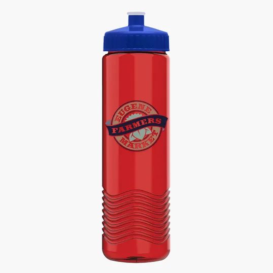 Garyline® Wave Tritan® Bottle with Push-Pull Lid, 24 oz. — view 122