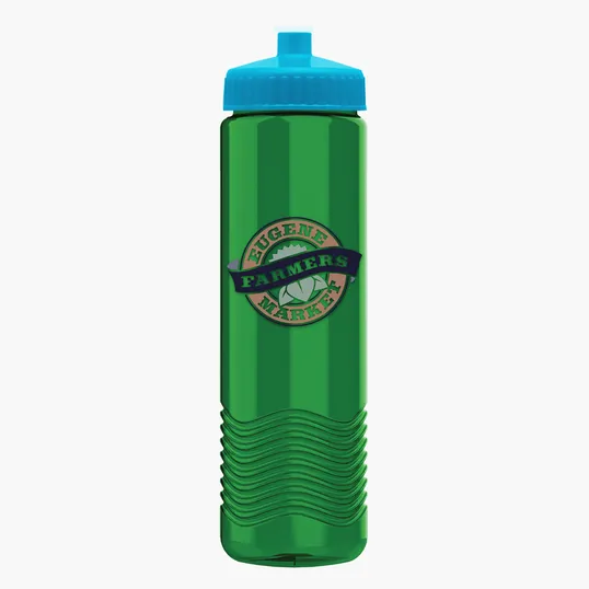 Garyline® Wave Tritan® Bottle with Push-Pull Lid, 24 oz. — view 165