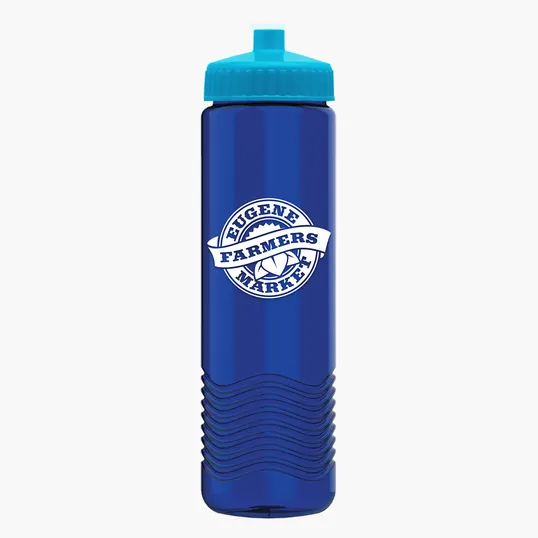 Garyline® Wave Tritan® Bottle with Push-Pull Lid, 24 oz. — view 158