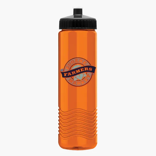 Garyline® Wave Tritan® Bottle with Push-Pull Lid, 24 oz. — view 169