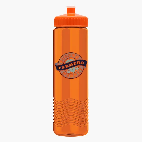 Garyline® Wave Tritan® Bottle with Push-Pull Lid, 24 oz. — view 100