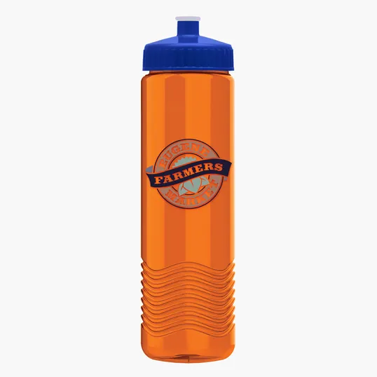 Garyline® Wave Tritan® Bottle with Push-Pull Lid, 24 oz. — view 120