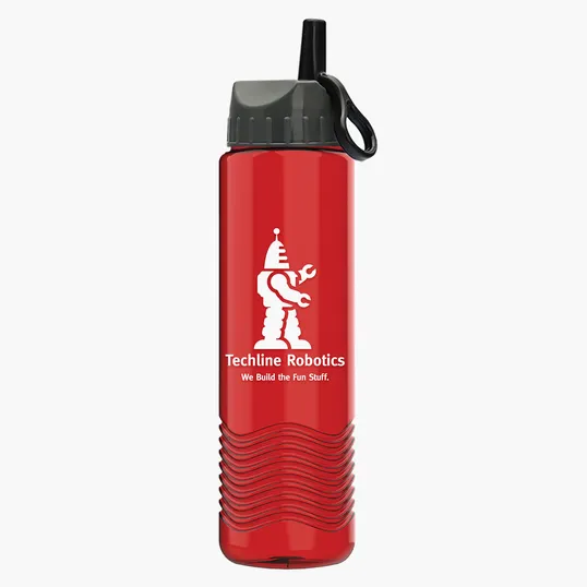 Garyline® Wave Tritan® Bottle with Ring-Straw Lid, 24 oz. — view 29