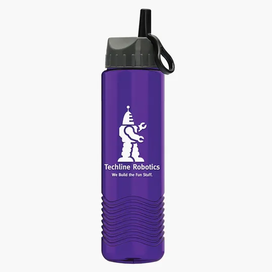 Garyline® Wave Tritan® Bottle with Ring-Straw Lid, 24 oz. — view 32
