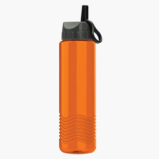 Garyline® Wave Tritan® Bottle with Ring-Straw Lid, 24 oz. — view 5