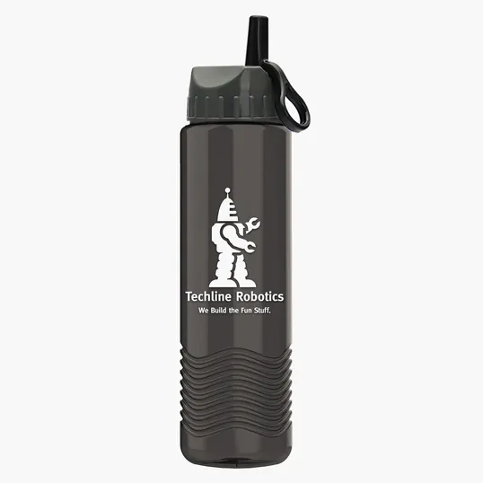 Garyline® Wave Tritan® Bottle with Ring-Straw Lid, 24 oz. — view 14