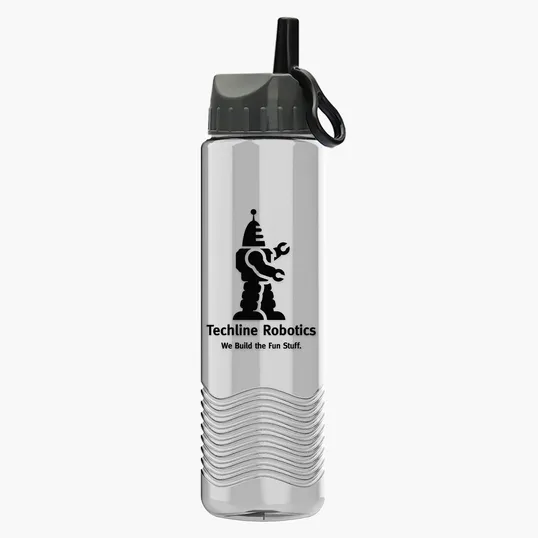 Garyline® Wave Tritan® Bottle with Ring-Straw Lid, 24 oz. — view 9