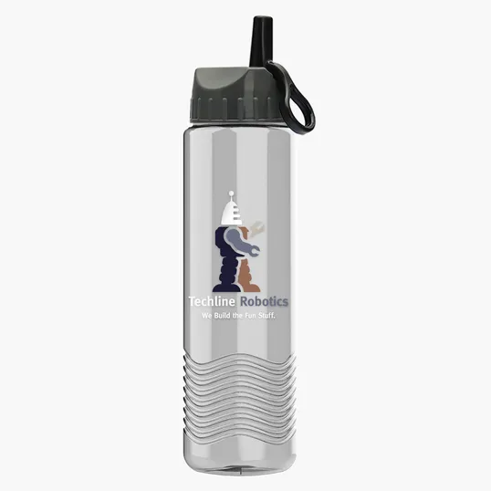 Garyline® Wave Tritan® Bottle with Ring-Straw Lid, 24 oz. — view 10