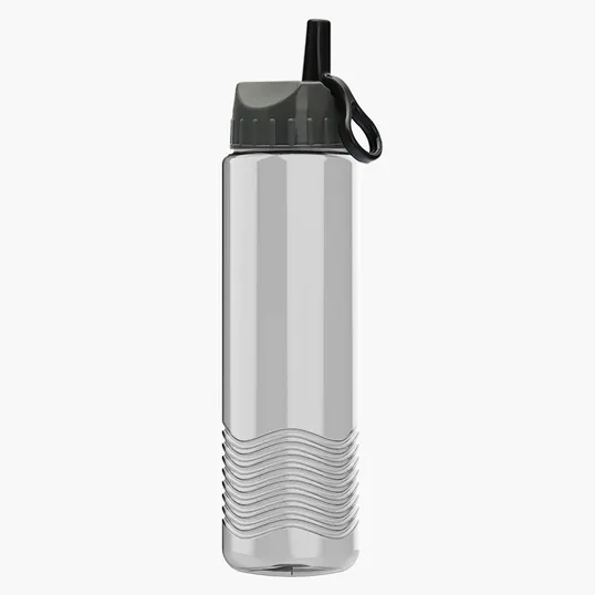 Garyline® Wave Tritan® Bottle with Ring-Straw Lid, 24 oz.