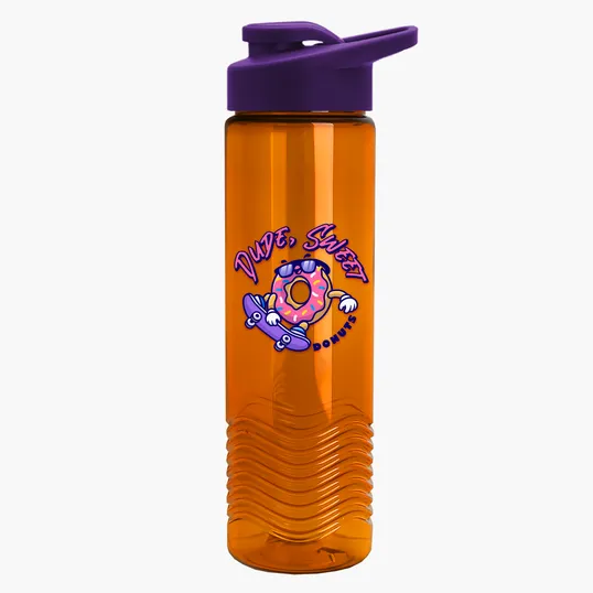 Garyline® Wave Tritan® Bottle with Drink-Thru Lid, 24 oz. — view 186