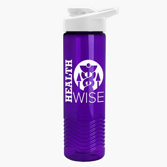 Garyline® Wave Tritan® Bottle with Drink-Thru Lid, 24 oz. — view 207