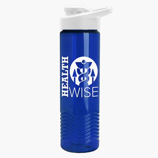 Garyline® Wave Tritan® Bottle with Drink-Thru Lid, 24 oz. — view 199