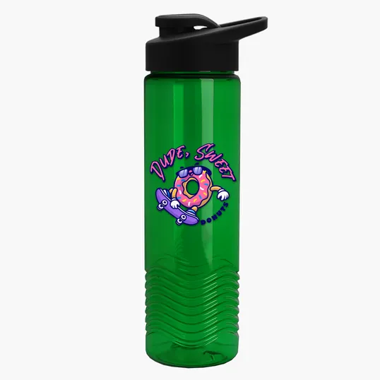 Garyline® Wave Tritan® Bottle with Drink-Thru Lid, 24 oz. — view 218