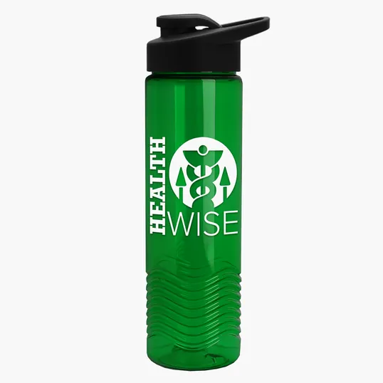 Garyline® Wave Tritan® Bottle with Drink-Thru Lid, 24 oz. — view 217