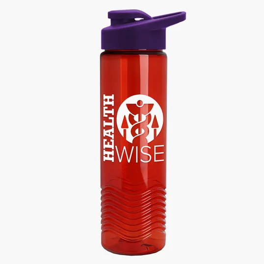 Garyline® Wave Tritan® Bottle with Drink-Thru Lid, 24 oz. — view 196