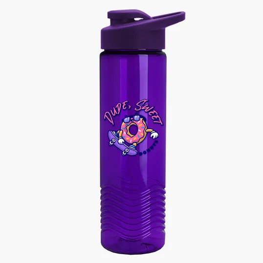 Garyline® Wave Tritan® Bottle with Drink-Thru Lid, 24 oz. — view 190