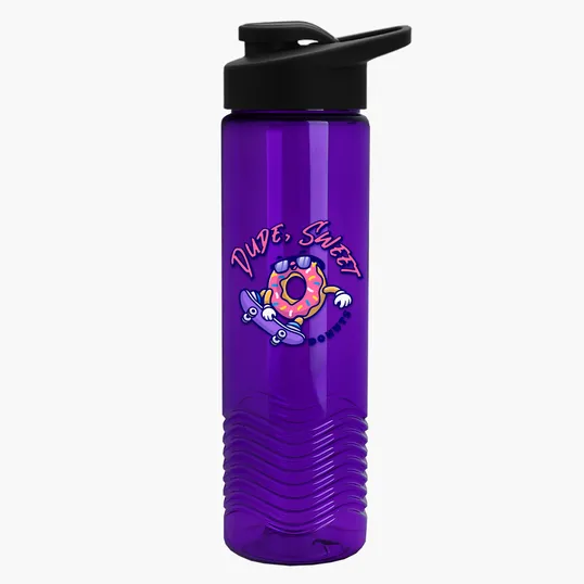 Garyline® Wave Tritan® Bottle with Drink-Thru Lid, 24 oz. — view 237