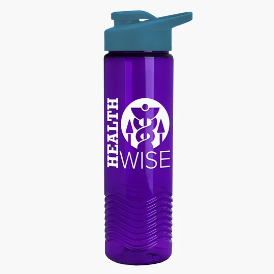 Garyline® Wave Tritan® Bottle with Drink-Thru Lid, 24 oz. — view 188
