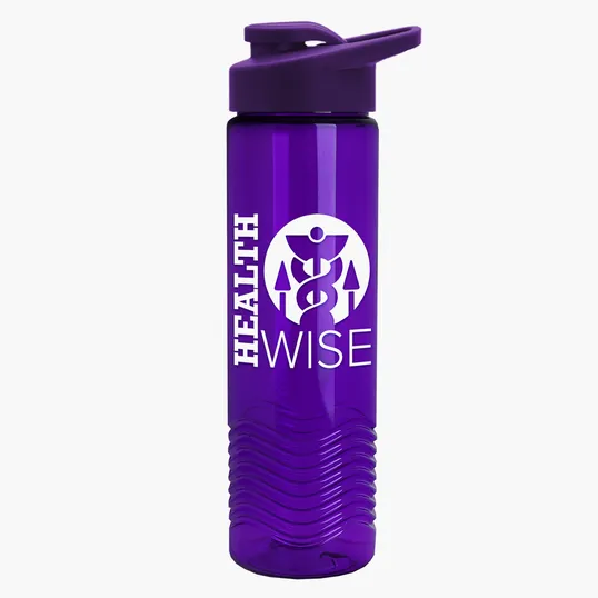 Garyline® Wave Tritan® Bottle with Drink-Thru Lid, 24 oz. — view 198
