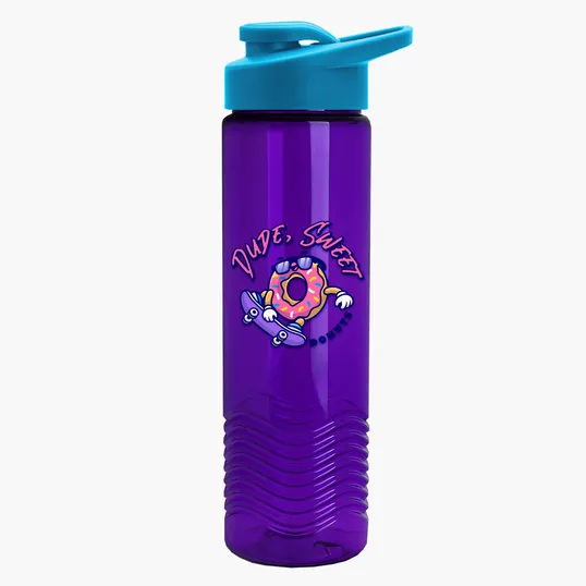 Garyline® Wave Tritan® Bottle with Drink-Thru Lid, 24 oz. — view 239