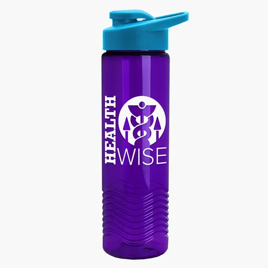 Garyline® Wave Tritan® Bottle with Drink-Thru Lid, 24 oz. — view 238