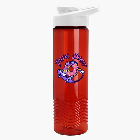 Garyline® Wave Tritan® Bottle with Drink-Thru Lid, 24 oz. — view 206