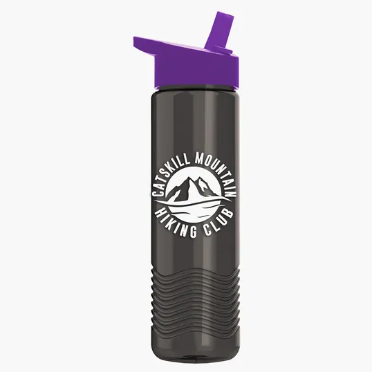 Garyline® Wave Tritan® Bottle with Flip-Straw Lid, 24 oz. — view 104