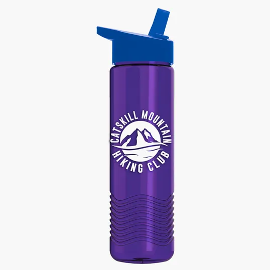 Garyline® Wave Tritan® Bottle with Flip-Straw Lid, 24 oz. — view 102