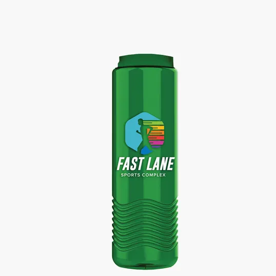 Garyline® Wave Tritan® Bottle with Flip-Straw Lid, 24 oz. — view 145