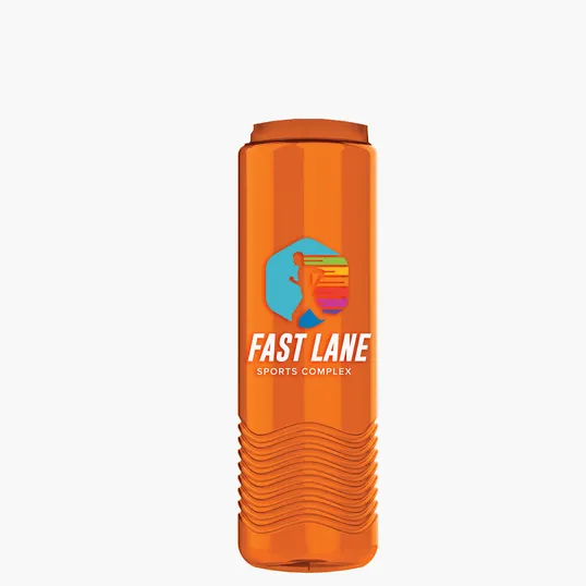 Garyline® Wave Tritan® Bottle with Flip-Straw Lid, 24 oz. — view 151