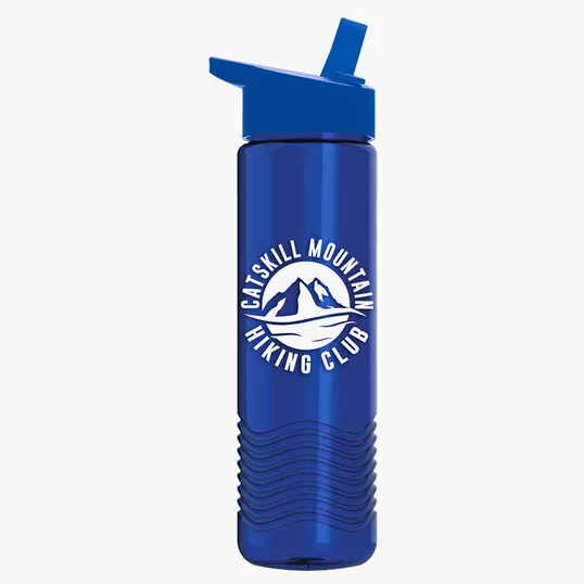 Garyline® Wave Tritan® Bottle with Flip-Straw Lid, 24 oz. — view 94