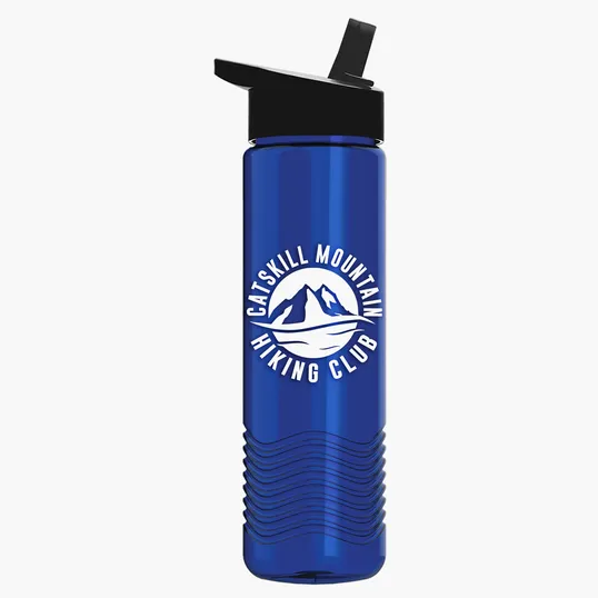 Garyline® Wave Tritan® Bottle with Flip-Straw Lid, 24 oz. — view 134