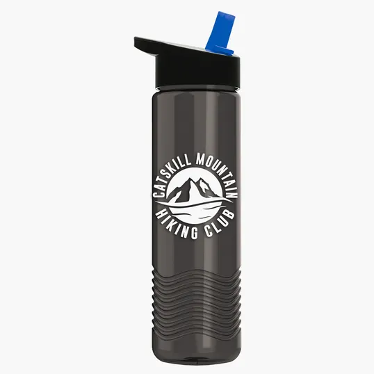 Garyline® Wave Tritan® Bottle with Flip-Straw Lid, 24 oz. — view 131
