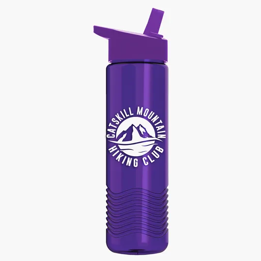 Garyline® Wave Tritan® Bottle with Flip-Straw Lid, 24 oz. — view 114