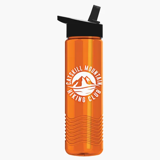 Garyline® Wave Tritan® Bottle with Flip-Straw Lid, 24 oz. — view 146