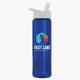 Garyline® Wave Tritan® Bottle with Flip-Straw Lid, 24 oz. — view 116